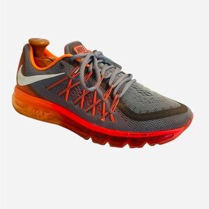 Nike Men's Air Max 2015 'Graphite Orange'‎ Size 11